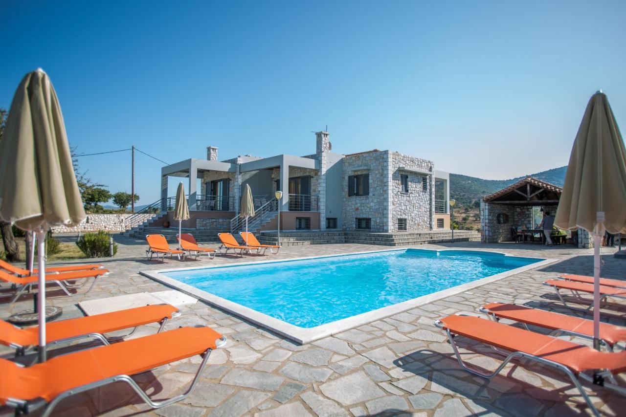 Raise Luxury Villas With A Great Sea View Of Astros Орини Мелигу Экстерьер фото