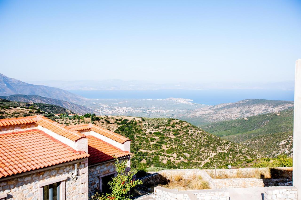Raise Luxury Villas With A Great Sea View Of Astros Орини Мелигу Экстерьер фото